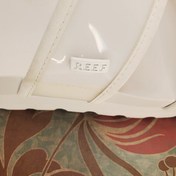 REEF Vista Hi Energy Women's Size 9.5 White Cushion Comfort Sandals - Picture 7 of 10